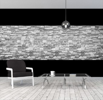 Picture of Horizontal modern brick wall for pattern and background
